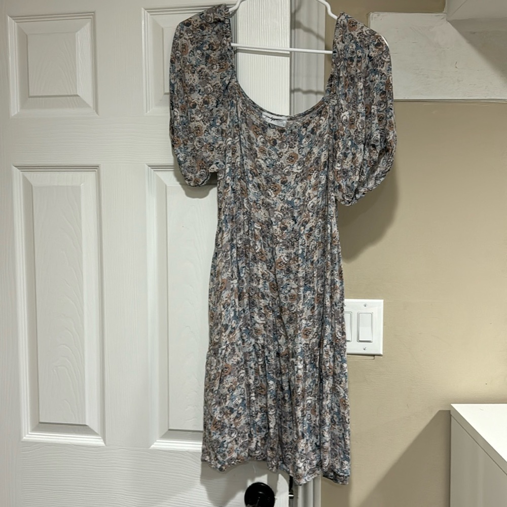 Carly Jean Blu Floral Mini